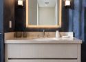 BA-010 Floating Vanity Accent Wall