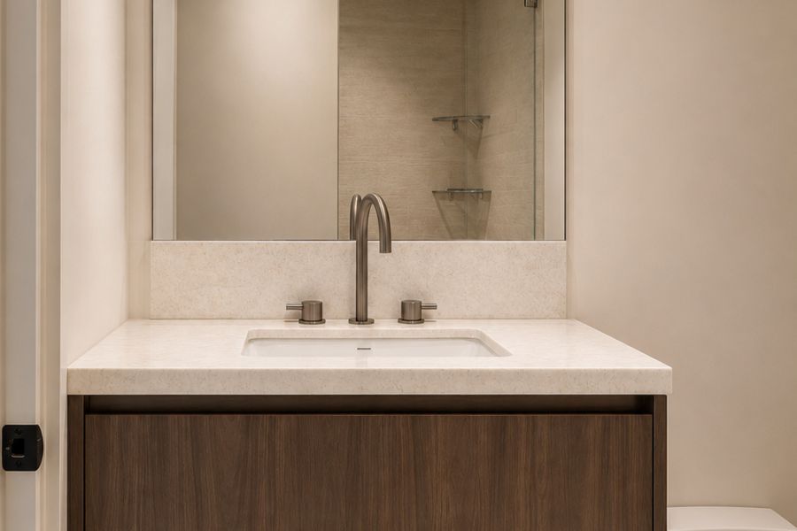 BA-011 Floating Vanity Powder Room