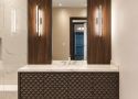 BA-026 Walnut Vanity Marble Bathroom