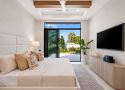 BR-006 Bedroom master Modern minimalist bedroom with garden view