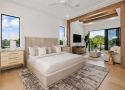 BR-007 Bedroom master Modern serene bedroom with cozy lounge area