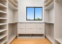CL-005 Minimalist walk-in closet with natural light