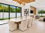 DR-004 Sunny minimalist dining and living space