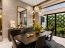 DR-007 Elegant modern dining room with a view