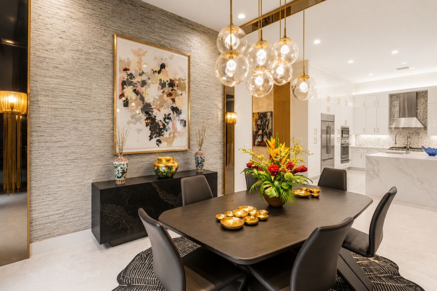 DR-008 Modern luxury dining and kitchen design