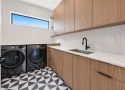LA-004 Modern minimalist laundry room design