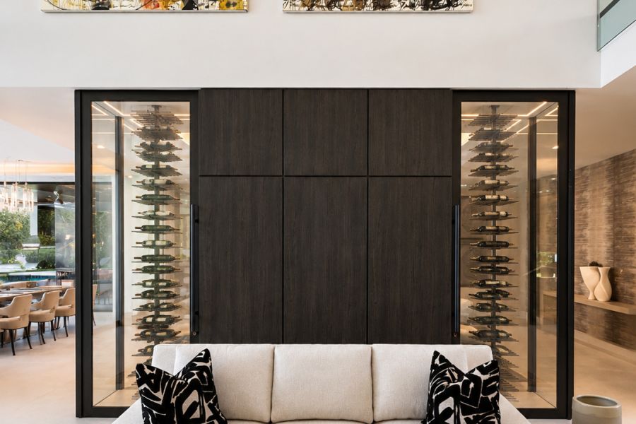 LR-005 Wood Feature Wall