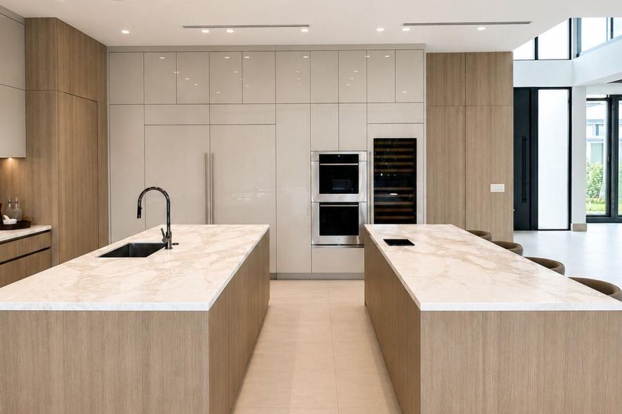 Double Island Wood Kitchen – Sunshine Alliance