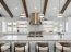 Vaulted Beam White Kitchen Island – Sunshine Alliance