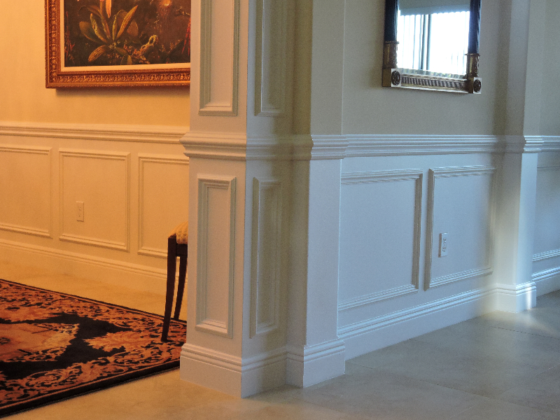 Crown Molding Chair Rails And Wainscoting To Increase Value