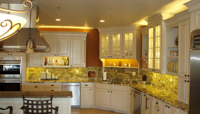 Accent lighting in Kitchen