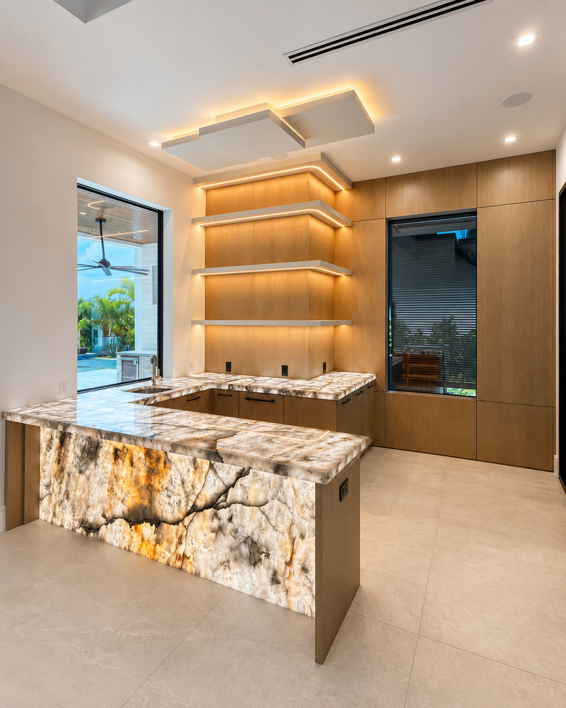 BA-021 Quartzite Master Bathroom