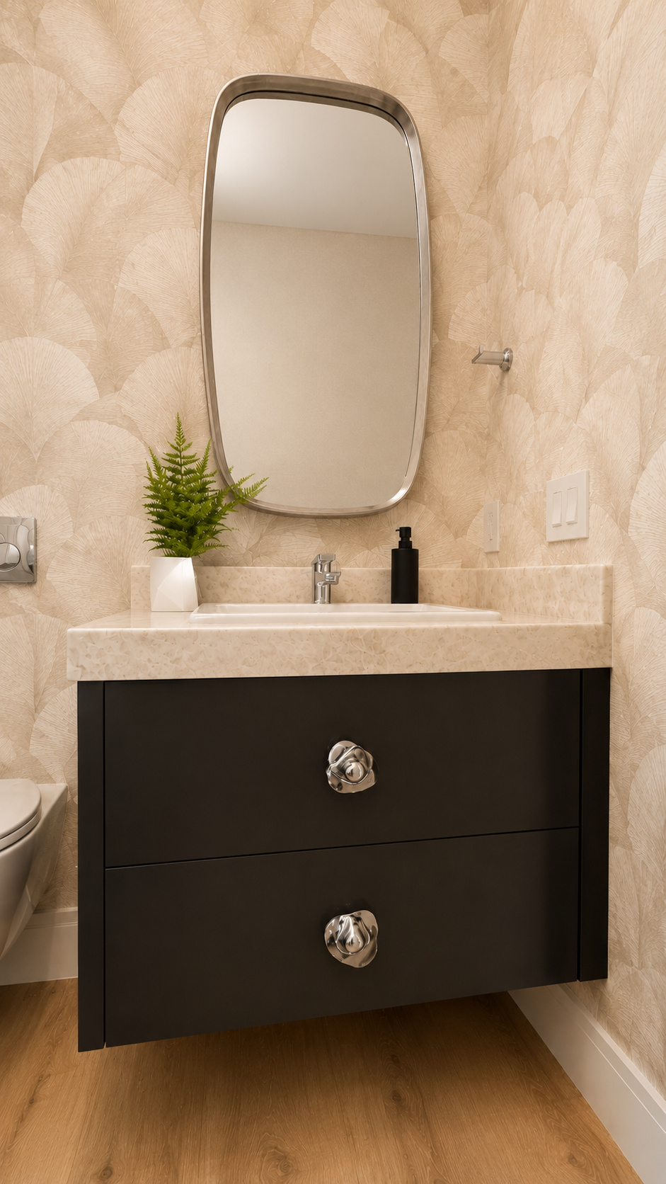BA-029 Minimalist bathroom with neutral tones