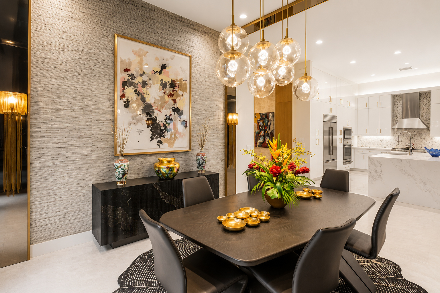 Modern luxury dining and kitchen design | Sunshine Alliance, Deerfield Beach