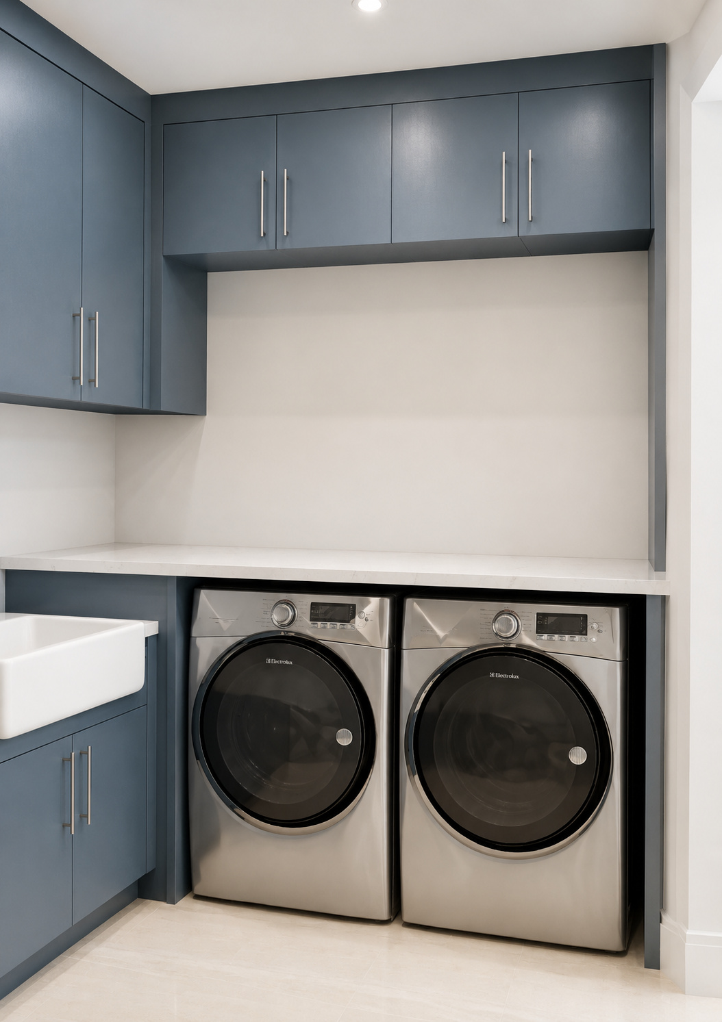 LA-010 Modern minimalist laundry nook design