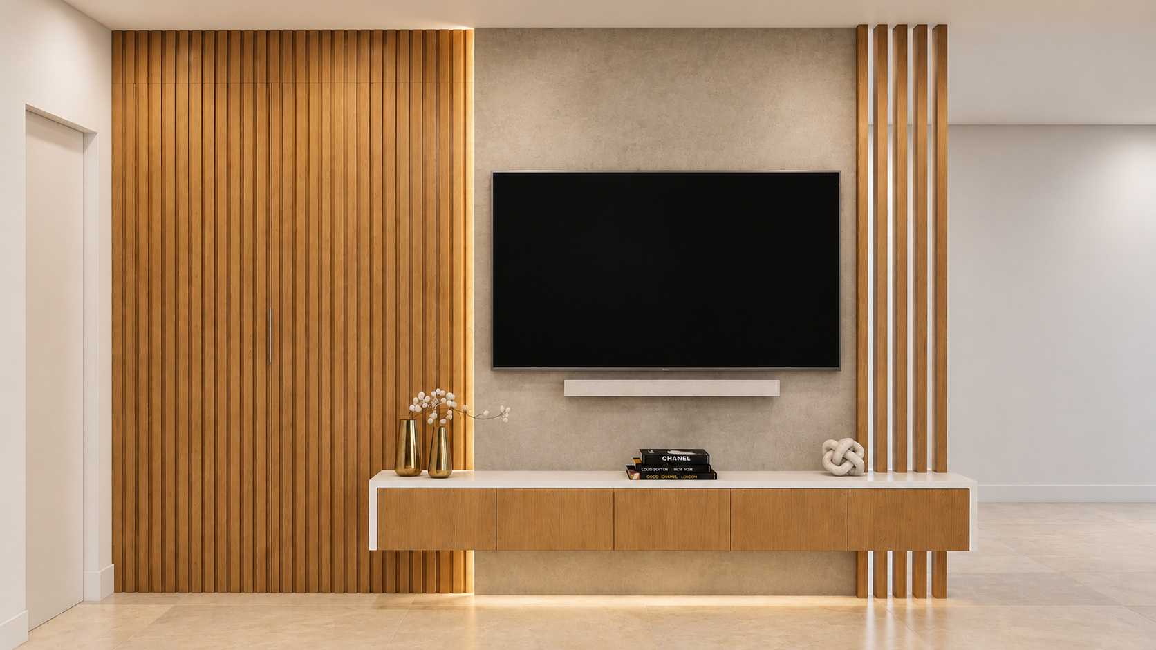 Minimalist modern living room design | Sunshine Alliance, Miami