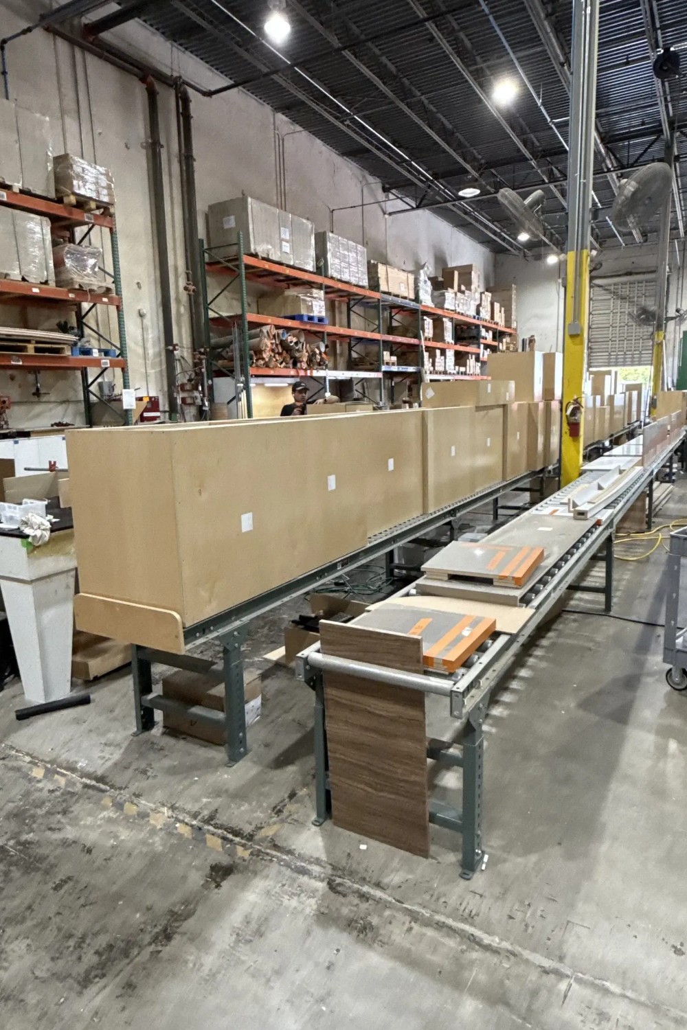 The Sunshine Alliance factory floor in Deerfield Beach with the crew at work mid-shift