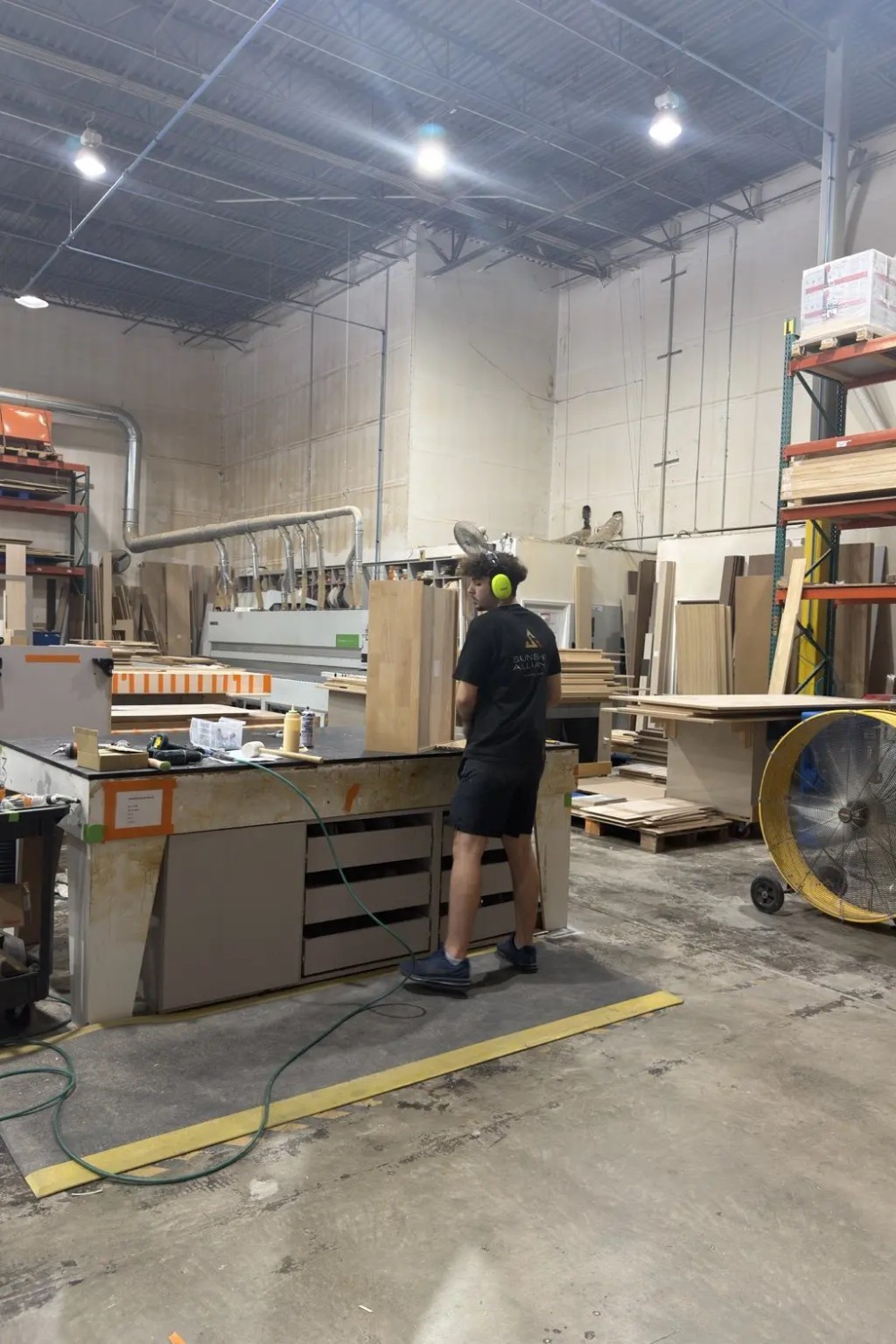 Sunshine Alliance custom cabinet manufacturing plant near Boca Raton, South Florida